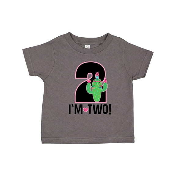 Inktastic 2nd Birthday Cactus Tribal for 2 Year Old Girls Toddler T-Shirt