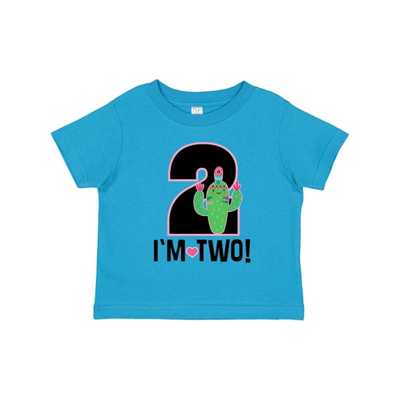 Inktastic 2nd Birthday Cactus Tribal for 2 Year Old Girls Toddler T-Shirt