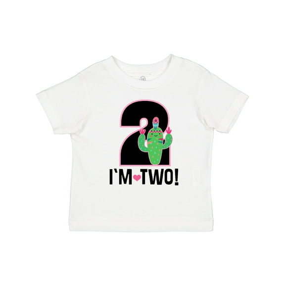 Inktastic 2nd Birthday Cactus Tribal for 2 Year Old Girls Toddler T-Shirt