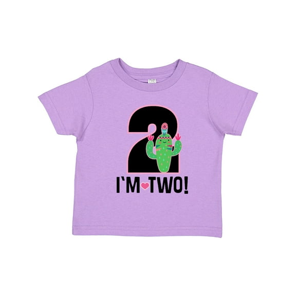 Inktastic 2nd Birthday Cactus Tribal for 2 Year Old Girls Toddler T-Shirt