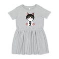 thumbnail image 1 of Inktastic 2nd Birthday Cat 2 Year Old Girl Girls Toddler Dress, 1 of 5
