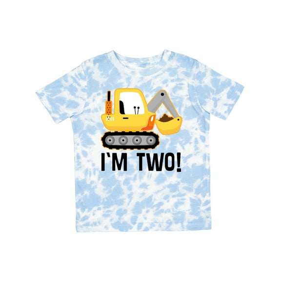 Inktastic 2nd Birthday Construction Truck Boy Boys Toddler T-Shirt