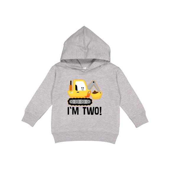 Inktastic 2nd Birthday Construction Truck Boy Toddler Hoodie
