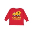 thumbnail image 1 of Inktastic 2nd Birthday Construction Truck, Cement Mixer 2 Years Old Boys or Girls Long Sleeve Toddler T-Shirt, 1 of 5