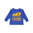 thumbnail image 1 of Inktastic 2nd Birthday Construction Truck, Cement Mixer 2 Years Old Boys or Girls Long Sleeve Toddler T-Shirt, 1 of 5