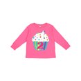 thumbnail image 1 of Inktastic 2nd Birthday Cupcake Boys or Girls Long Sleeve Toddler T-Shirt, 1 of 5