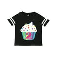 thumbnail image 1 of Inktastic 2nd Birthday Cupcake Boys or Girls Toddler T-Shirt, 1 of 5