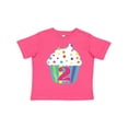 thumbnail image 1 of Inktastic 2nd Birthday Cupcake Boys or Girls Toddler T-Shirt, 1 of 5