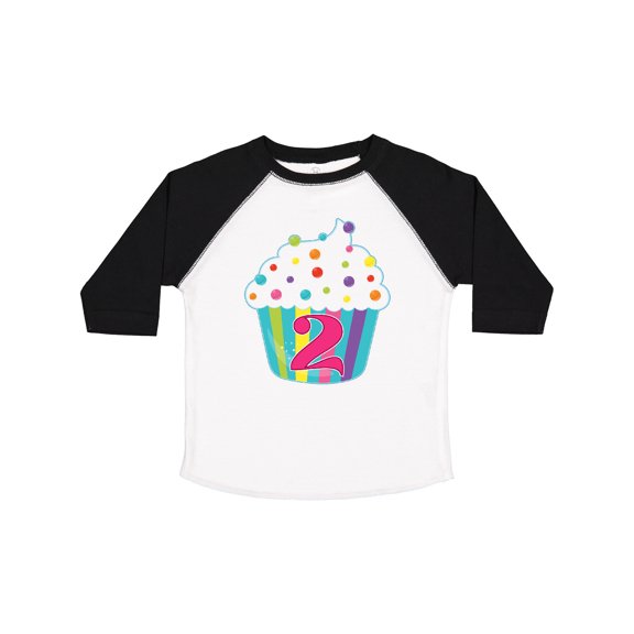 Inktastic 2nd Birthday Cupcake Boys or Girls Toddler T-Shirt