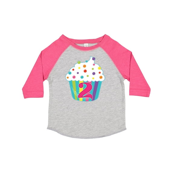 Inktastic 2nd Birthday Cupcake Boys or Girls Toddler T-Shirt