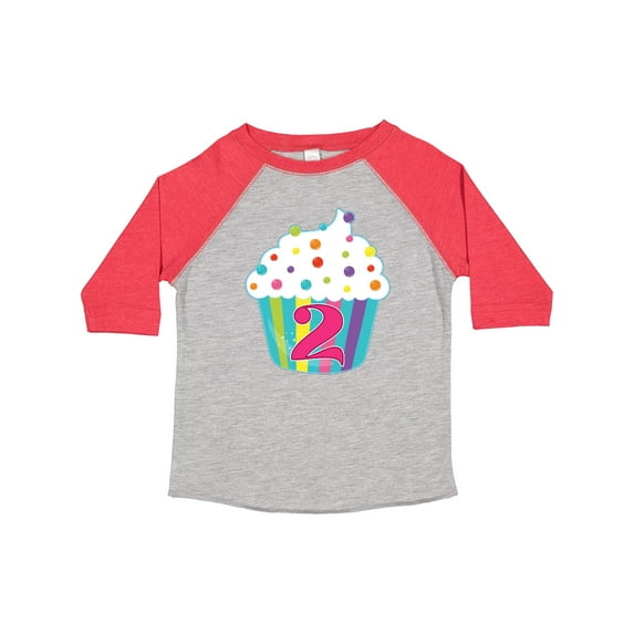 Inktastic 2nd Birthday Cupcake Boys or Girls Toddler T-Shirt