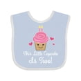 thumbnail image 1 of Inktastic 2nd Birthday Cupcake Girls Cute Girls Baby Bib, 1 of 4