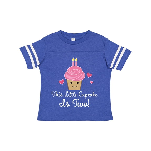 Inktastic 2nd Birthday Cupcake Girls Cute Girls Toddler T-Shirt
