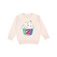 thumbnail image 1 of Inktastic 2nd Birthday Cupcake Toddler Sweatshirt, 1 of 4