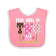 thumbnail image 1 of Inktastic 2nd Birthday Cute Owl 2 Year Old Girls Baby Bib, 1 of 4