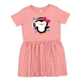 thumbnail image 1 of Inktastic 2nd Birthday Cute Penguin 2 Year Old Girl Girls Toddler Dress, 1 of 5