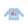 thumbnail image 1 of Inktastic 2nd Birthday Cute Train I'm Two Girls Long Sleeve Toddler T-Shirt, 1 of 5