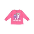 thumbnail image 1 of Inktastic 2nd Birthday Cute Train I'm Two Girls Long Sleeve Toddler T-Shirt, 1 of 5