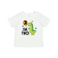 thumbnail image 1 of Inktastic 2nd Birthday Dinosaur 2 Year Old Boy Boys or Girls Baby T-Shirt, 1 of 5