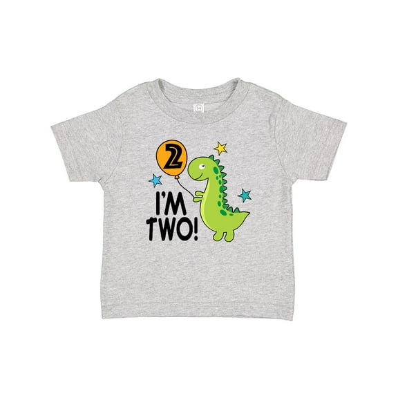 Inktastic 2nd Birthday Dinosaur 2 Year Old Boy Boys or Girls Baby T-Shirt