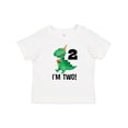 thumbnail image 1 of Inktastic 2nd Birthday Dinosaur 2 Year Old Boys Baby T-Shirt, 1 of 5