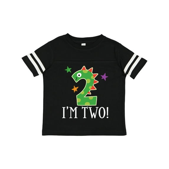 Inktastic 2nd Birthday Dinosaur Party 2 Year Old Boys or Girls Toddler T-Shirt