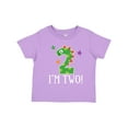 thumbnail image 1 of Inktastic 2nd Birthday Dinosaur Party 2 Year Old Boys or Girls Toddler T-Shirt, 1 of 5