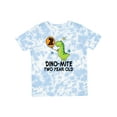 thumbnail image 1 of Inktastic 2nd Birthday Dinosaur Party Two Year Old Boys Toddler T-Shirt, 1 of 5