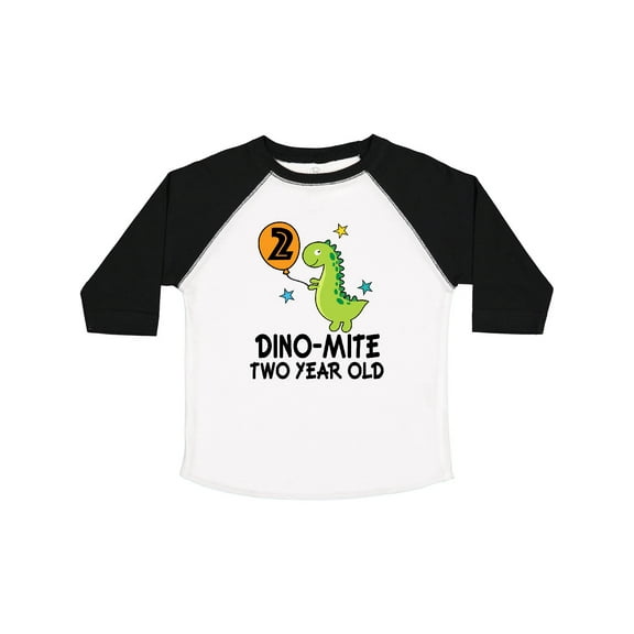 Inktastic 2nd Birthday Dinosaur Party Two Year Old Boys Toddler T-Shirt