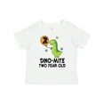 thumbnail image 1 of Inktastic 2nd Birthday Dinosaur Party Two Year Old Boys Toddler T-Shirt, 1 of 5