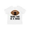 thumbnail image 1 of Inktastic 2nd Birthday Football Sports Boys Boys Toddler T-Shirt, 1 of 5