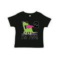 thumbnail image 1 of Inktastic 2nd Birthday Girl Dragon Girls Toddler T-Shirt, 1 of 5