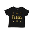 thumbnail image 1 of Inktastic 2nd Birthday Gold Two Boys or Girls Toddler T-Shirt, 1 of 5