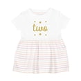 thumbnail image 1 of Inktastic 2nd Birthday Gold Two Girls Baby Dress, 1 of 5