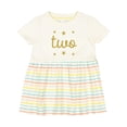 thumbnail image 1 of Inktastic 2nd Birthday Gold Two Girls Baby Dress, 1 of 5