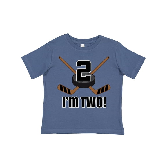 Inktastic 2nd Birthday Ice Hockey Sports Party Boys Boys Toddler T-Shirt