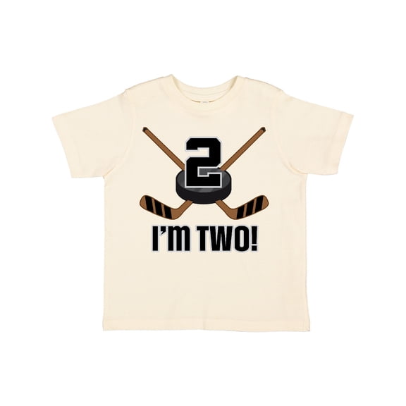 Inktastic 2nd Birthday Ice Hockey Sports Party Boys Boys Toddler T-Shirt