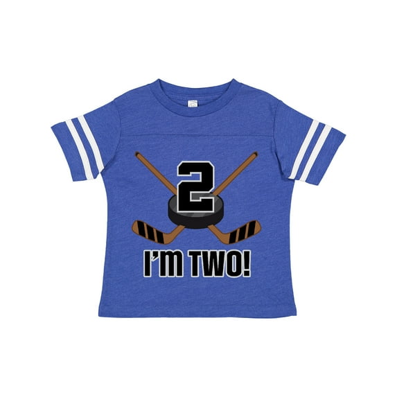 Inktastic 2nd Birthday Ice Hockey Sports Party Boys Boys Toddler T-Shirt
