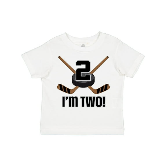 Inktastic 2nd Birthday Ice Hockey Sports Party Boys Boys Toddler T-Shirt