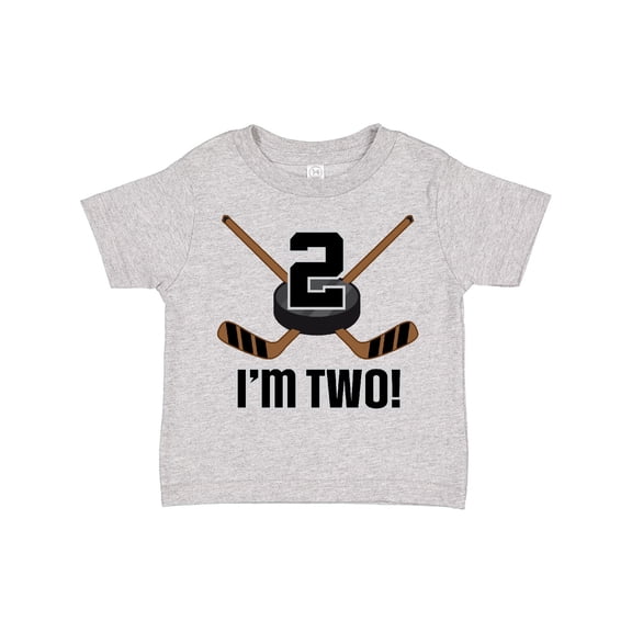 Inktastic 2nd Birthday Ice Hockey Sports Party Boys Boys Toddler T-Shirt