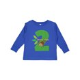 thumbnail image 1 of Inktastic 2nd Birthday Jungle Monkey Childs Boys or Girls Long Sleeve Toddler T-Shirt, 1 of 5