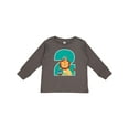thumbnail image 1 of Inktastic 2nd Birthday Jungle Theme Boys or Girls Long Sleeve Toddler T-Shirt, 1 of 5