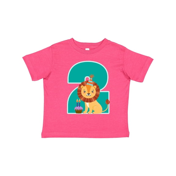 Inktastic 2nd Birthday Jungle Theme Boys or Girls Toddler T-Shirt