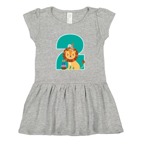 Inktastic 2nd Birthday Jungle Theme Girls Toddler Dress