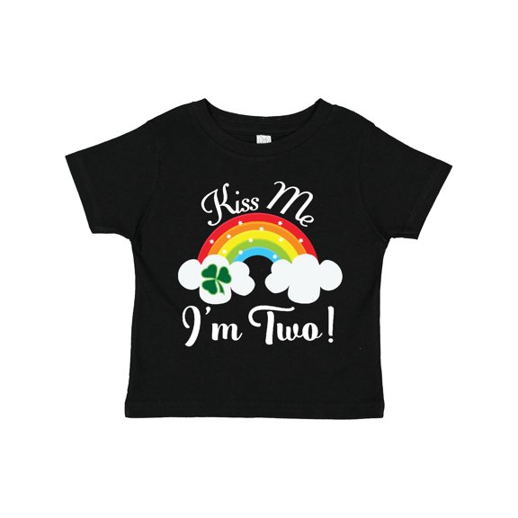 Inktastic 2nd Birthday Kiss Me I'm Two Boys or Girls Toddler T-Shirt