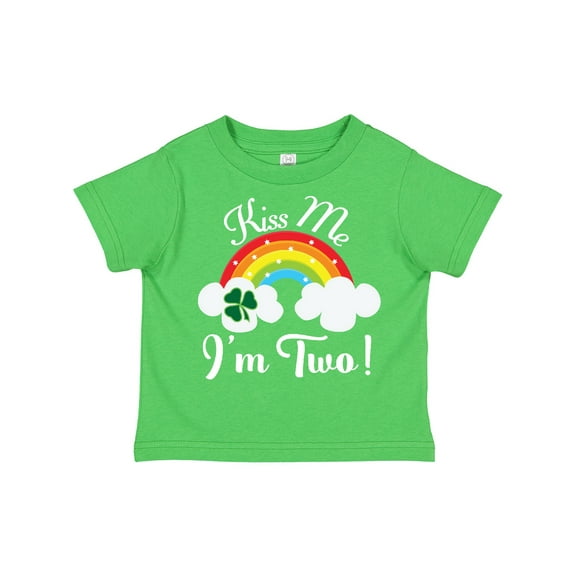 Inktastic 2nd Birthday Kiss Me I'm Two Boys or Girls Toddler T-Shirt