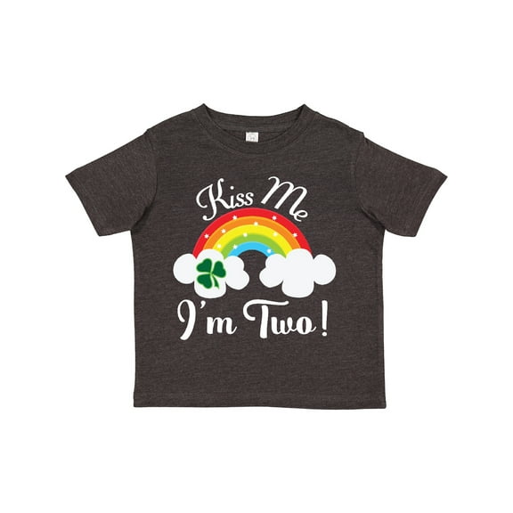 Inktastic 2nd Birthday Kiss Me I'm Two Boys or Girls Toddler T-Shirt
