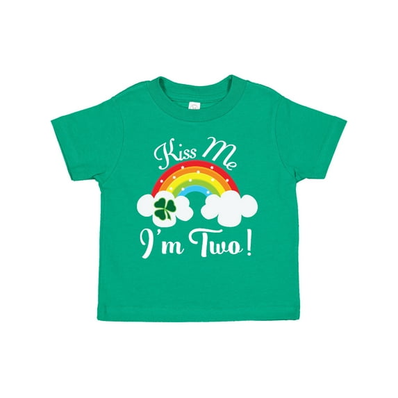 Inktastic 2nd Birthday Kiss Me I'm Two Boys or Girls Toddler T-Shirt