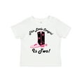 thumbnail image 1 of Inktastic 2nd Birthday Little Cowgirl 2 Year Old Girls Toddler T-Shirt, 1 of 5