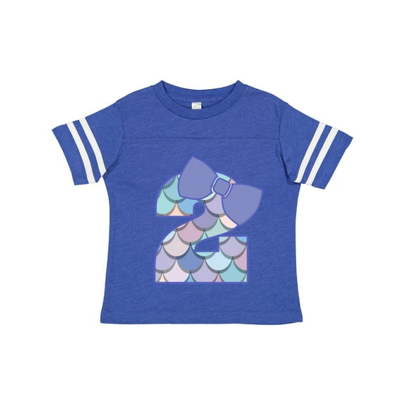 Inktastic 2nd Birthday Mermaid 2 Year Old Girl Girls Toddler T-Shirt